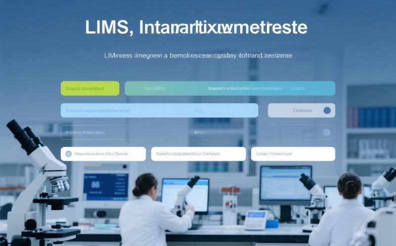 实验室信息管理系统（LIMS）